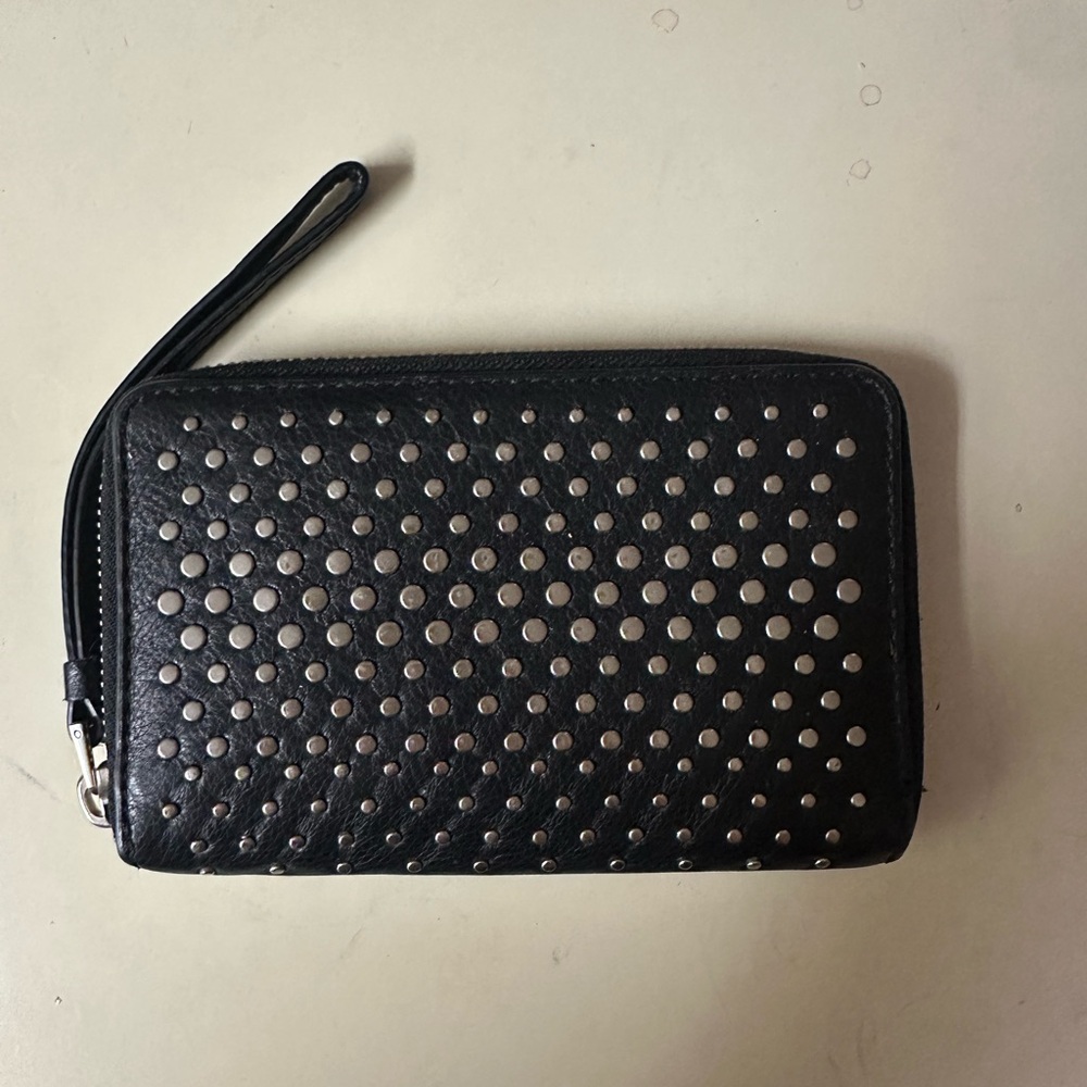 Marc Jacobs Black Studded Wallet
